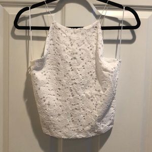 NWT white lace tank